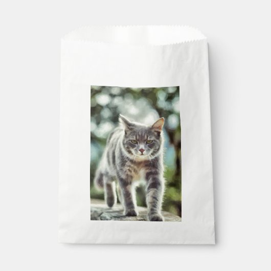 Katzenmalerei Geschenktütchen (Vorderseite)