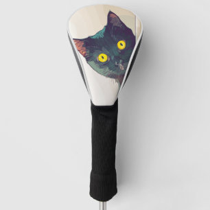 Katzenmalerei Haustier Feline Tier Golf Headcover