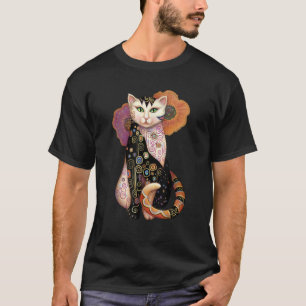 Katzenmalerei Katzen Illustration Katze Art T Shir T-Shirt