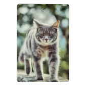 Katzenmalerei Mini Klemmbrett (Rückseite)