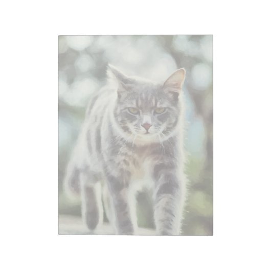 Katzenmalerei Notizblock (Rotiert)