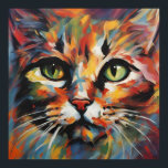 Katzenmalerei Poster<br><div class="desc">Schöne abstrakte Katzenmalerei.</div>