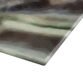 Katzenmalerei Schneidebrett (Ecke)