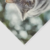 Katzenmalerei Seidenpapier (Ausschnitt)