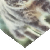 Katzenmalerei Tischdecke (Schrägansicht)