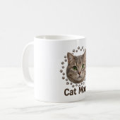 Katzenmama-Kaffeetasse Kaffeetasse (Vorderseite Links)