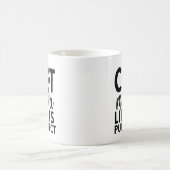 Katzenmama-Leben ist korrekt Kaffeetasse (Mittel)