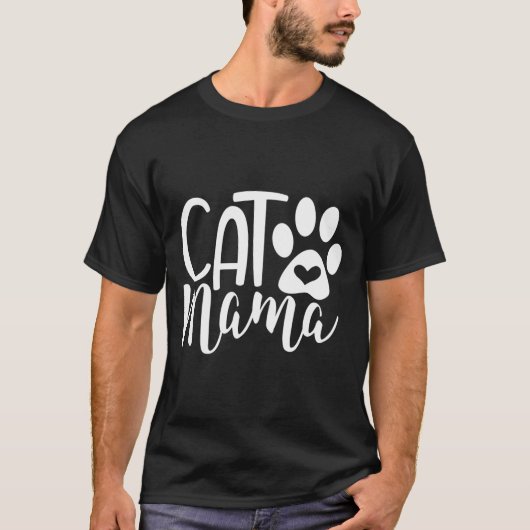 Katzenmama T-Shirt (Vorderseite)