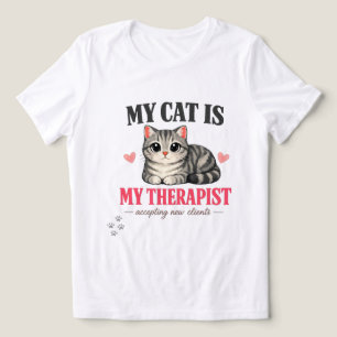 Katzenmama-Therapeutin – Süßer Feline-Humor Tri-Blend Shirt