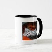 Katzenmama und Kätzchen-Tasse Tasse (VorderseiteRechts)