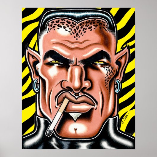 Katzenmann vom Mond Poster (Vorne)