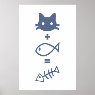 Katzenmathematik Poster