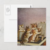 Katzenmathematik Postkarte (Vorne/Hinten)