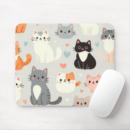 Katzenmaus Mousepad (Mit Mouse)