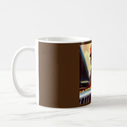 Katzenmechanismus Kaffeetasse (Links)