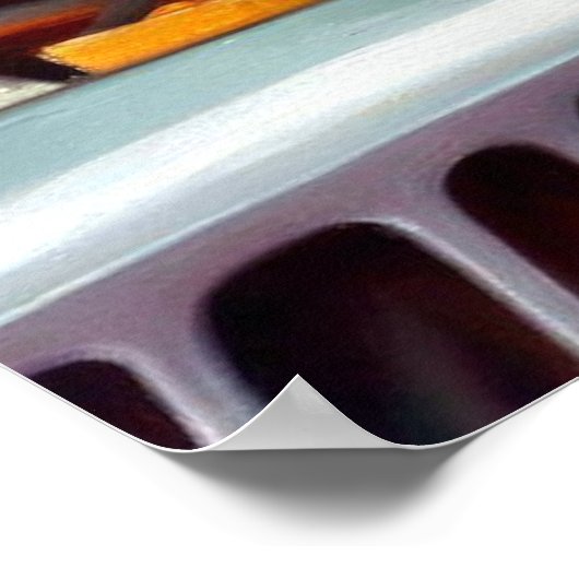 Katzenmechanismus Poster (Ecke)