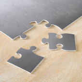 Katzenmeditation Schwarz/Weiß Puzzle (Seite)