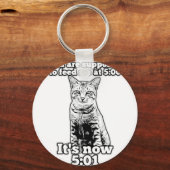 Katzenmeme für Katzenbesitzer und Kätzchenliebhabe Schlüsselanhänger (Vorderseite)