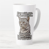 Katzenmeme für Katzenliebhaber und Kätzchenbesitze Milchtasse (Rechte Ecke)