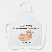 Katzenmeme Schürze (Vorderseite)