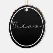 KatzenMeow Keramik Ornament (Links)
