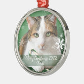 Katzenmetall Weihnachtsdekor Ornament Aus Metall (Links)