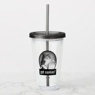 Katzenmilch von Jug Acryltrinkbecher