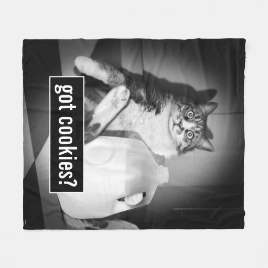 Katzenmilch von Jug Fleecedecke (Vorderseite (Horizontal))