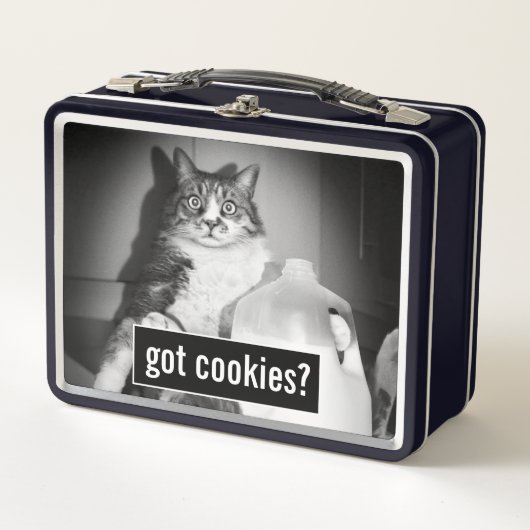 Katzenmilch von Jug Metall Brotdose (Vorderseite)