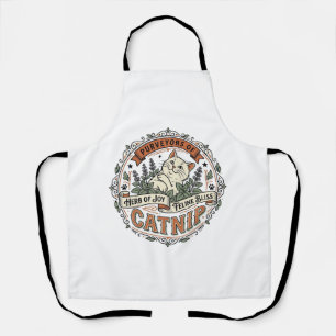 Katzenminze Katze Katzenminze Vintage Vektor Art-S Schürze