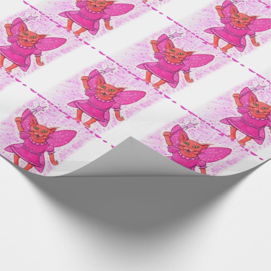 Katzenminze: NEIN! Geschenkpapier (Ecke)