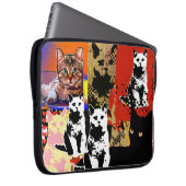 Katzenmischung Laptopschutzhülle (Vorne Rechts)