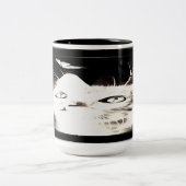 Katzenmodelle: Luna 01-01 Zweifarbige Tasse (Mittel)
