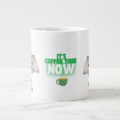 Katzenmodus - nicht stören, es ist jetzt Kaffeezei Jumbo-Tasse (Vorderseite)