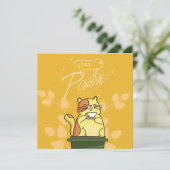 KatzenMotivierend Feiertagskarte (Stehend Vorderseite)