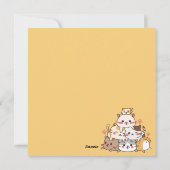 KatzenMotivierend Feiertagskarte (Rückseite)