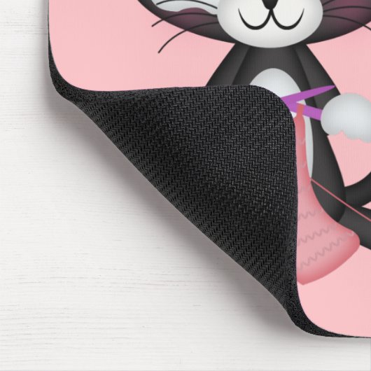 Katzenmousse-Mama Mousepad (Ecke)