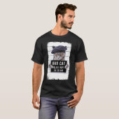 Katzenmugshot T-Shirt (Vorne ganz)