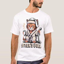 Katzenmüll ist voll Grumpy Cat Robe Humor Katzenle