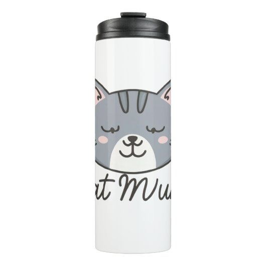 Katzenmuschel Thermosbecher (Vorderseite)