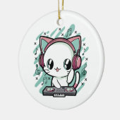Katzenmusik Keramik Ornament (Links)
