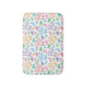 Katzenmuster Badematte (Vorderseite Vertikal)