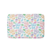 Katzenmuster Badematte (Vorderseite)