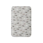 Katzenmuster Badematte (Vorderseite Vertikal)