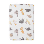 Katzenmuster Badematte (Vorderseite Vertikal)