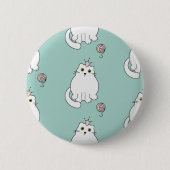 Katzenmuster Button (Vorderseite)