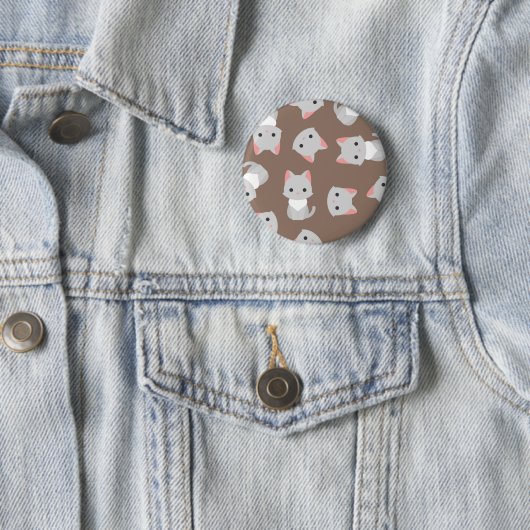 Katzenmuster Button (Beispiel)
