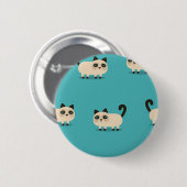 Katzenmuster Button (Vorne & Hinten)