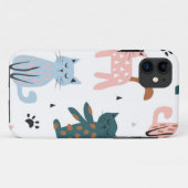 Katzenmuster Case-Mate iPhone Hülle (Rückseite (Horizontal))