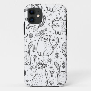 Katzenmuster Case-Mate iPhone Hülle